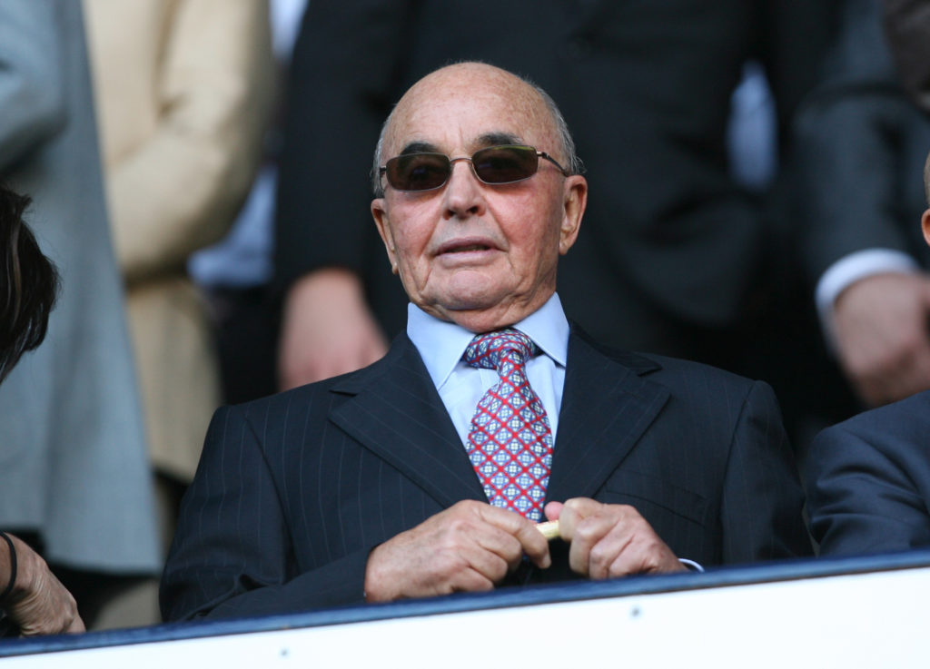 Tottenham owner Joe Lewis watches on during a match