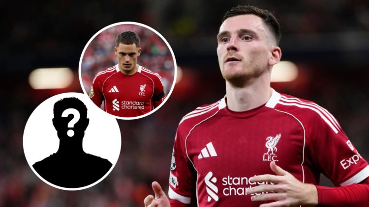 Andrew Robertson left-back of Liverpool and Scotland during the UEFA Champions League 2025/26 League Phase MD1 match between Liverpool FC and Atlet...