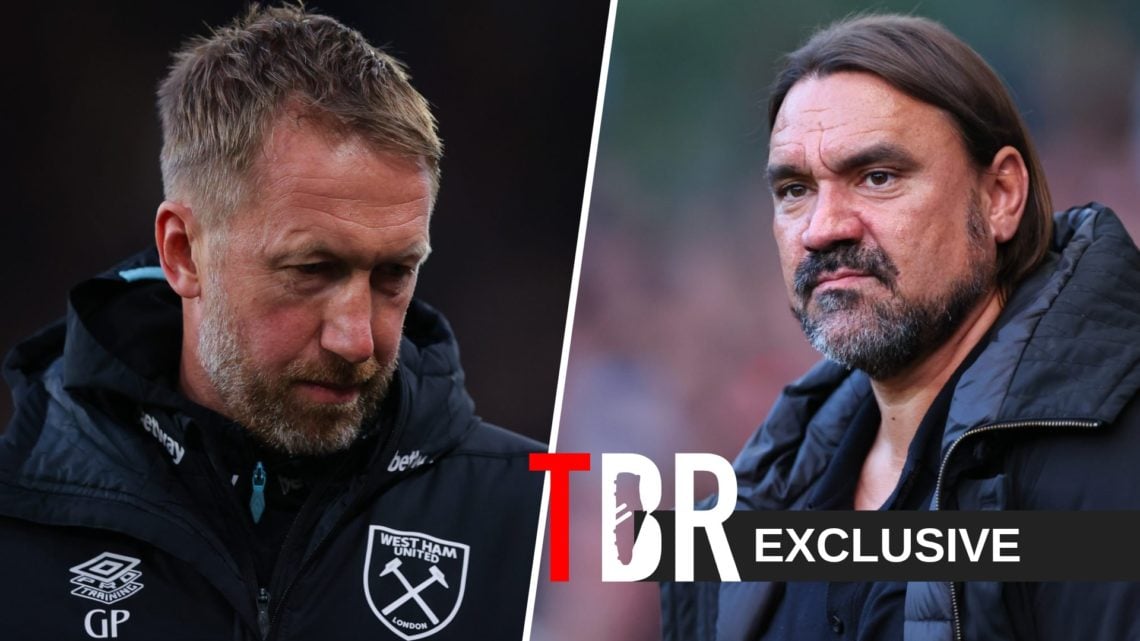Graham Potter, head coach of West Ham United, during the Premier League match between Wolverhampton Wanderers FC and West Ham United FC at Molineux...