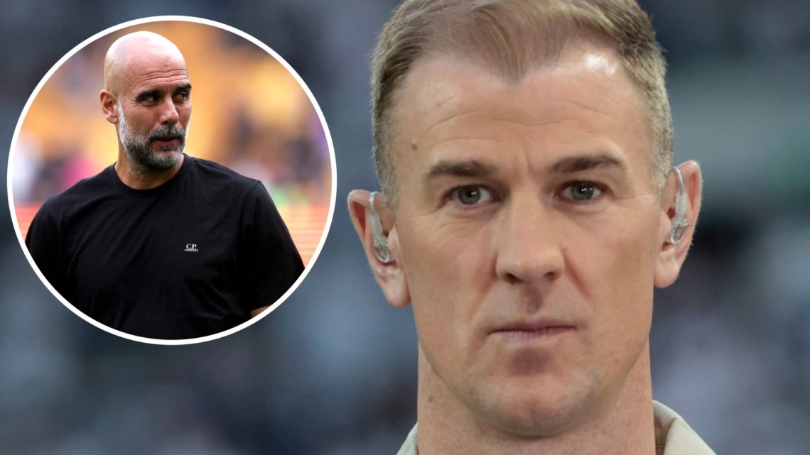 Joe Hart, Pep Guardiola (inset)