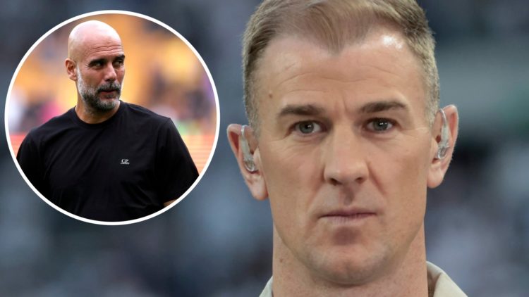 Joe Hart, Pep Guardiola (inset)