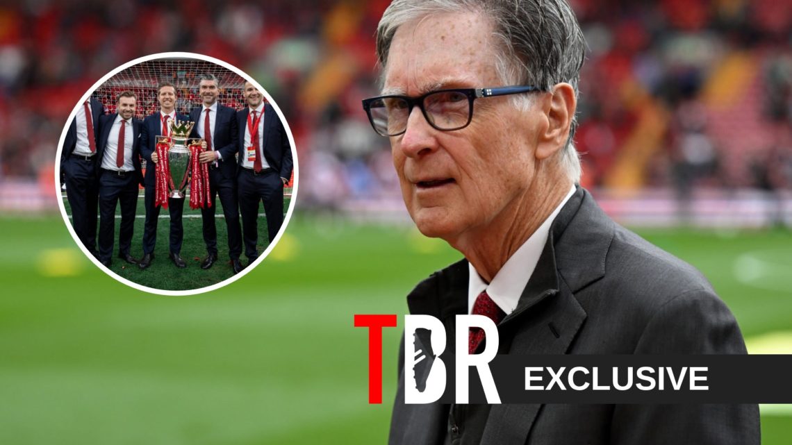 Owner John W. Henry of Liverpool before the Premier League match between Liverpool FC and Brentford FC at Anfield (Right) Barry Hunter, Julian Ward...