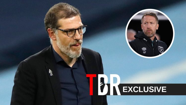 Slaven Bilic, Former manager of West Bromwich Albion looks on during the Premier League match between Manchester City and West Bromwich Albion at E...