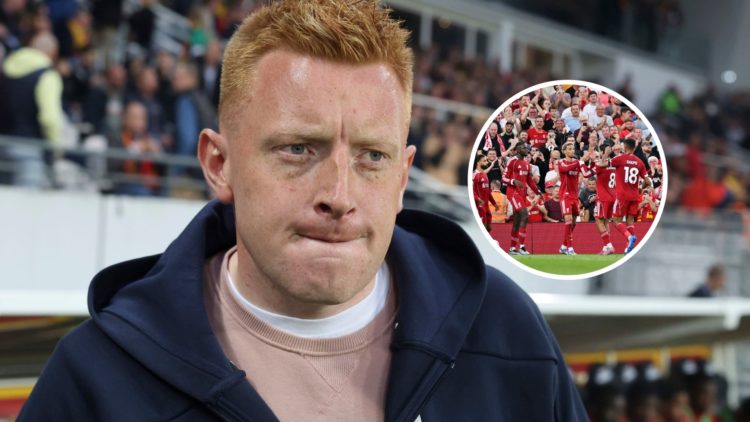 Southampton manager Will Still with inset of Liverpool striker Hugo Ekitike and teammates