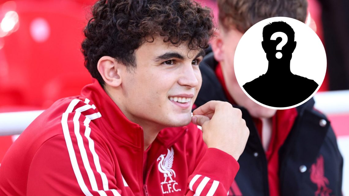 Stefan Bajcetic of Liverpool during the pre-season friendly match between Liverpool v Athletic Club Bilbao at Anfield (Left) Mystery (Right).
