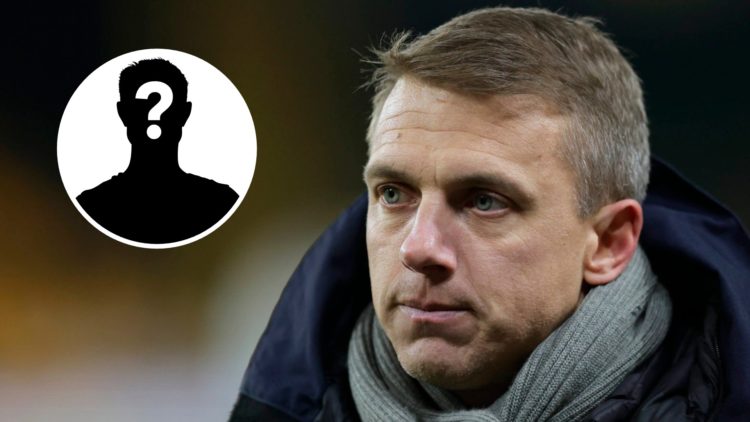 Television pundit Stephen Warnock looks on during the Emirates FA Cup Third Round Replay between Wolverhampton Wanderers and Liverpool at Molineux ...