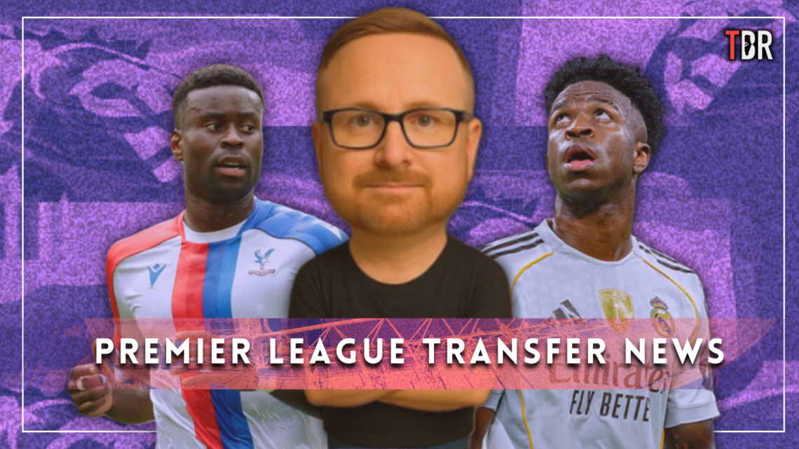 cover image featuring Graeme Bailey, Marc Guehi and Vinicius Junior with TBR Football logo