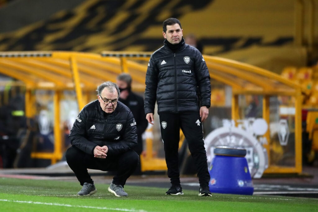 Leeds United boss Marcelo Bielsa managing in the Premier League