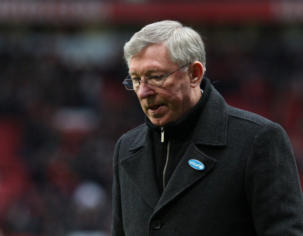 Sir Alex Ferguson shows his disappointment during Manchester United's Premier League match against Blackburn Rovers at Old Trafford in 2011