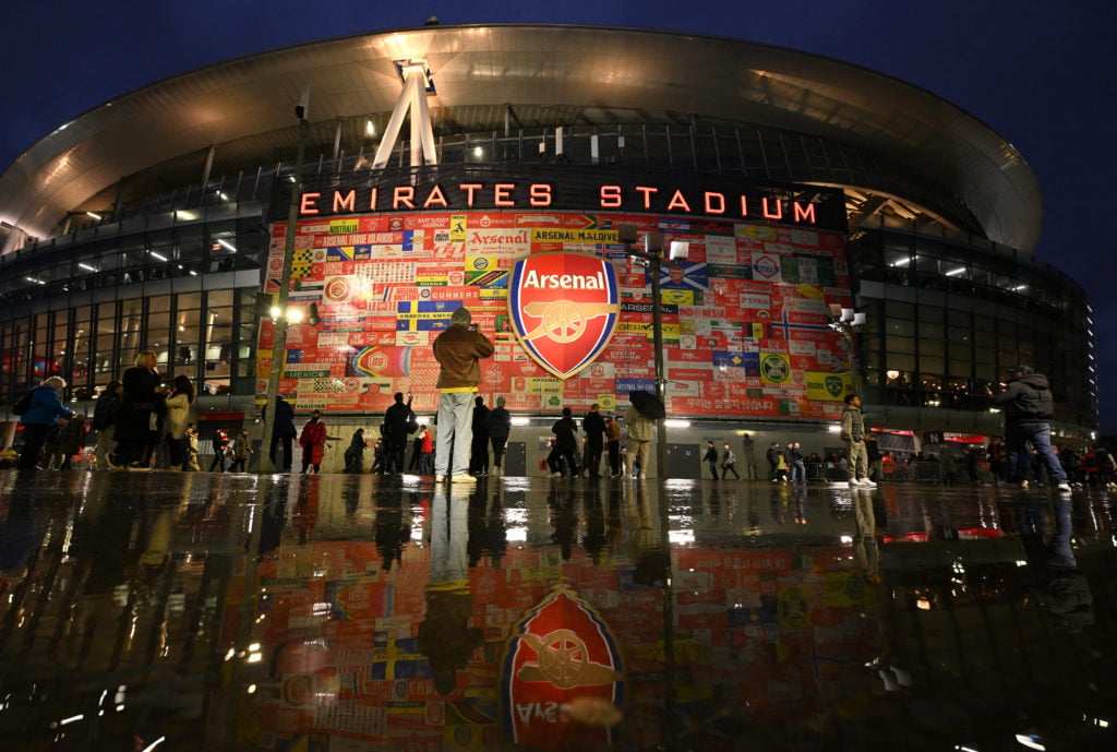 A general view of the Emirates Stadium, home of Arsenal