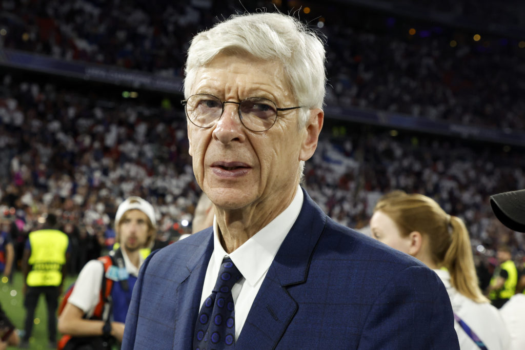 Arsene Wenger looks on during the Champions League final