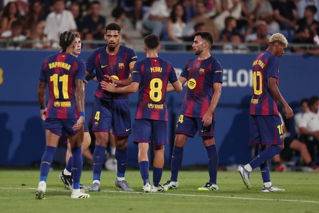 Eric Garcia during FC Barcelona v Como