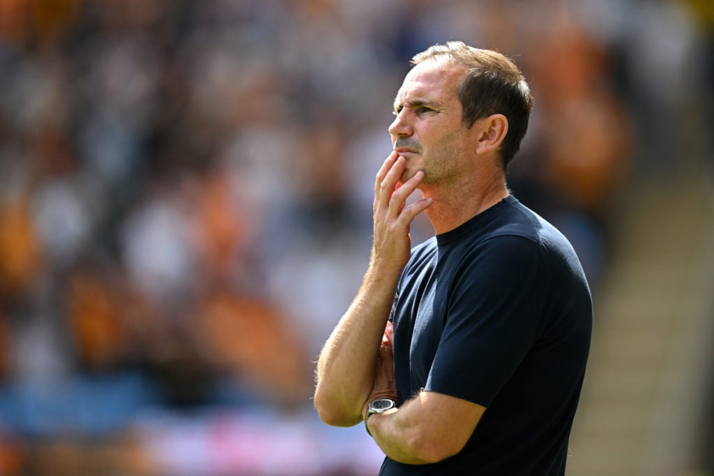 Frank Lampard looks on during the Championship match between Coventry and Hull