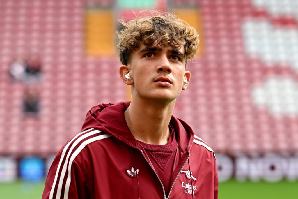 Max Dowman ahead of Arsenal's Premier League match against Liverpool