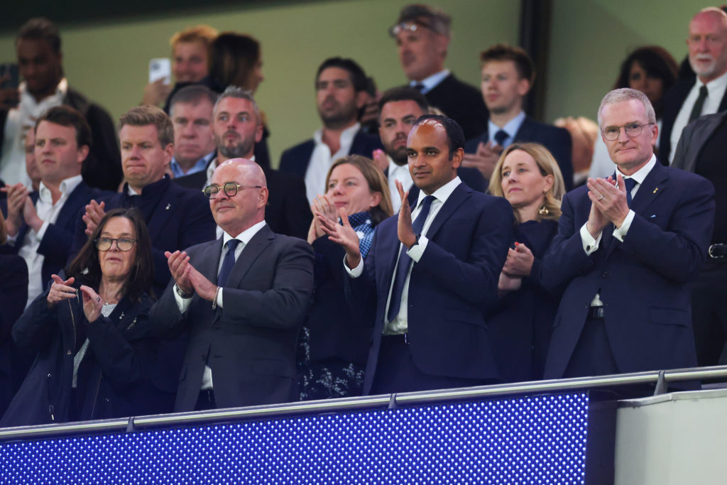 Tottenham Hotspur officials including Vivienne Lewis, Peter Charrington, Vinai Venkatesham and Charles Lewis