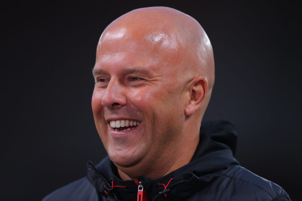 Arne Slot during Liverpool FC v Atletico de Madrid - UEFA Champions League 2025/26 League Phase MD1