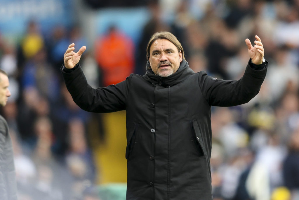 Daniel Farke managing Leeds vs Bournemouth in the Premier League