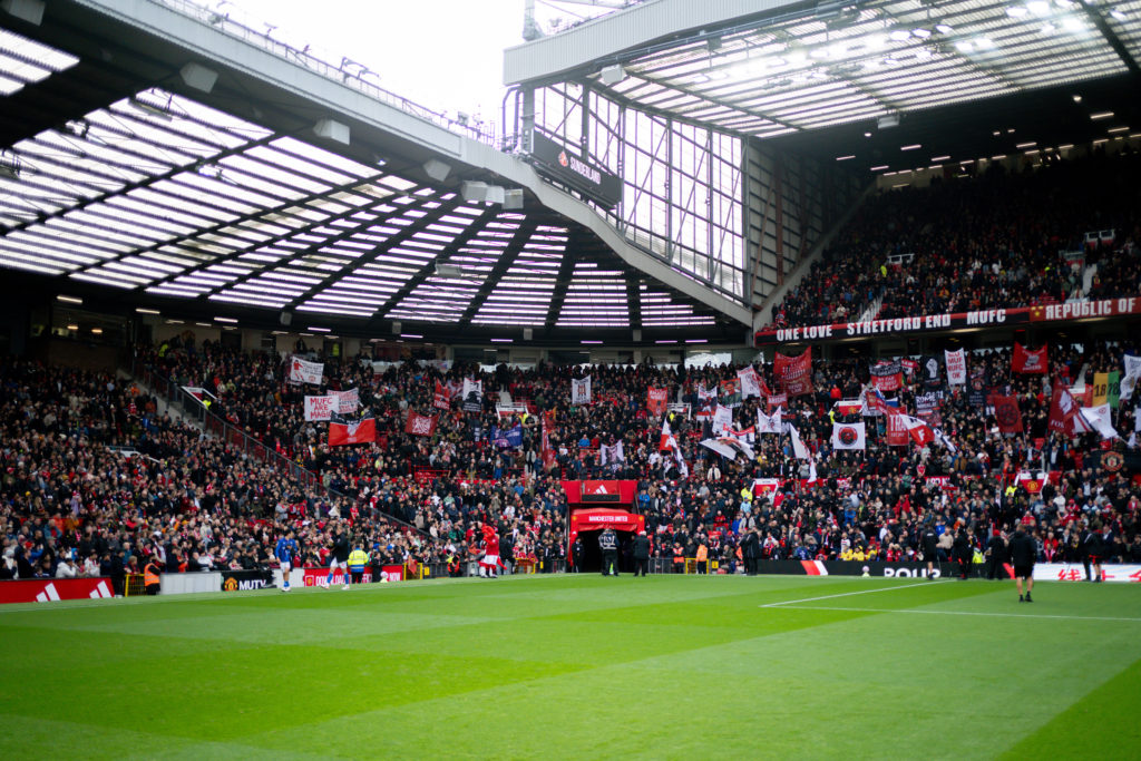 A general view of Old Trafford ahead of Manchester United v Sunderland