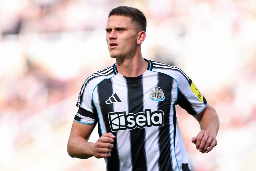 Sven Botman of Newcastle United during the Premier League match between Newcastle United and Nottingham Forest at St James' Park.