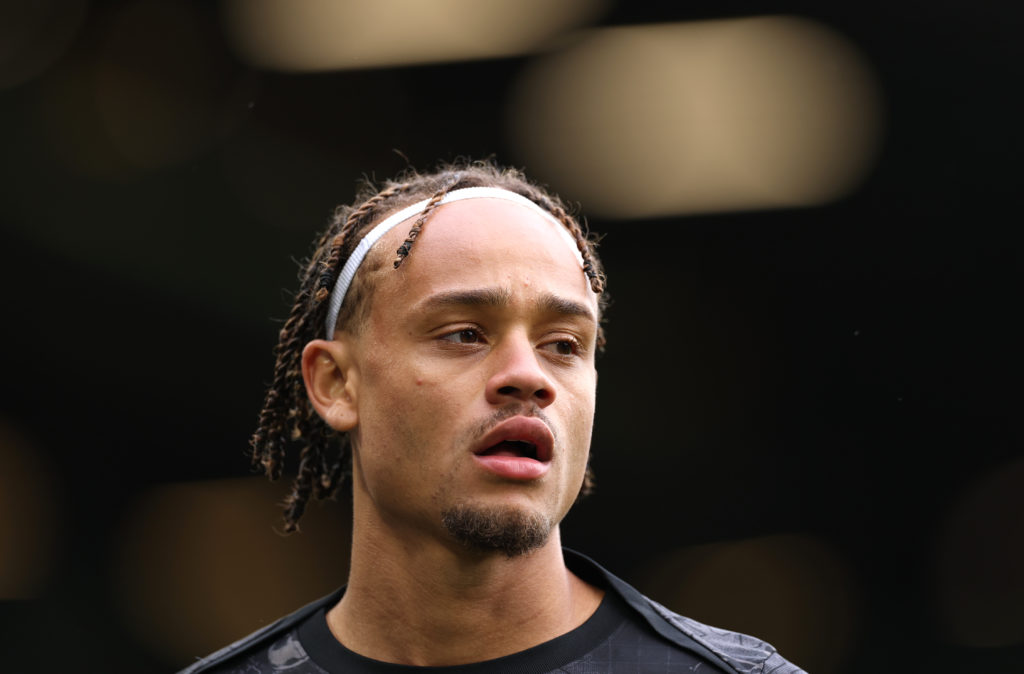 Xavi Simons during Leeds United v Tottenham Hotspur in the Premier League.