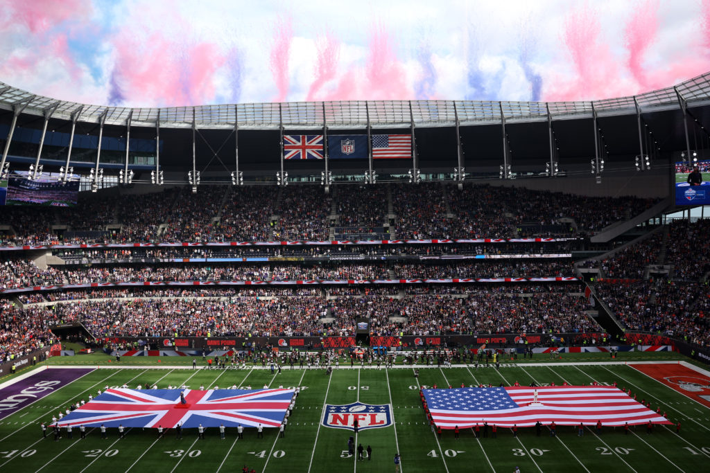 Tottenham Hotspur Stadium hosts the NFL's London Games, with Minnesota Vikings v Cleveland Browns