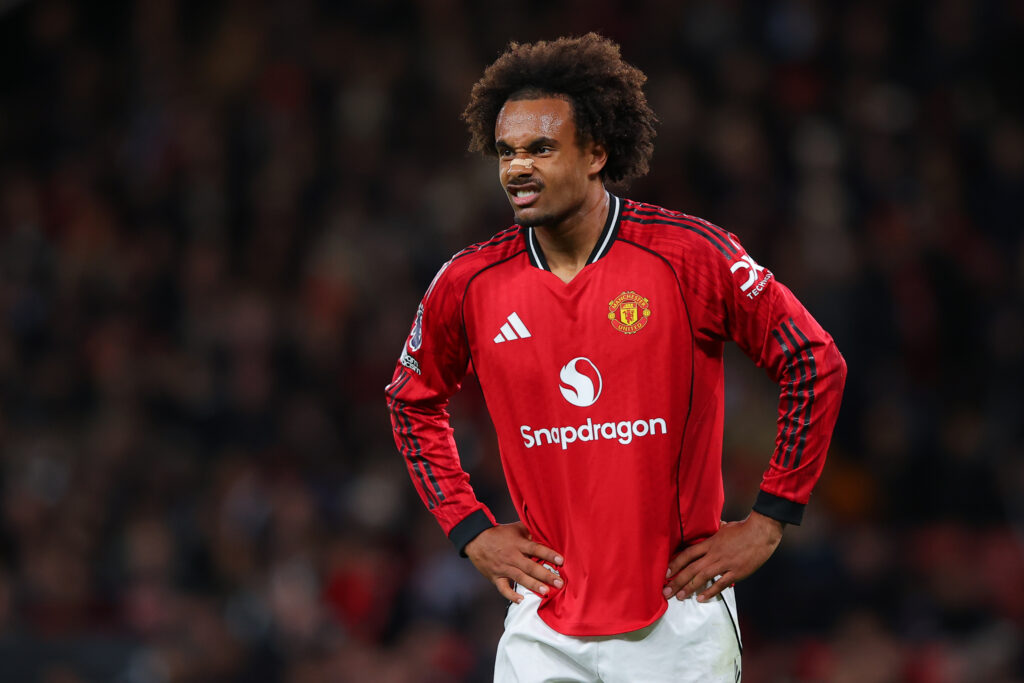 Joshua Zirkzee during Manchester United v Brighton and Hove Albion - Premier League