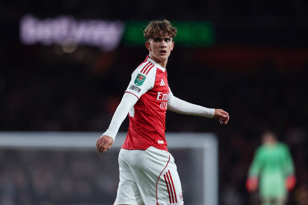 Max Dowman features for Arsenal against Brighton
