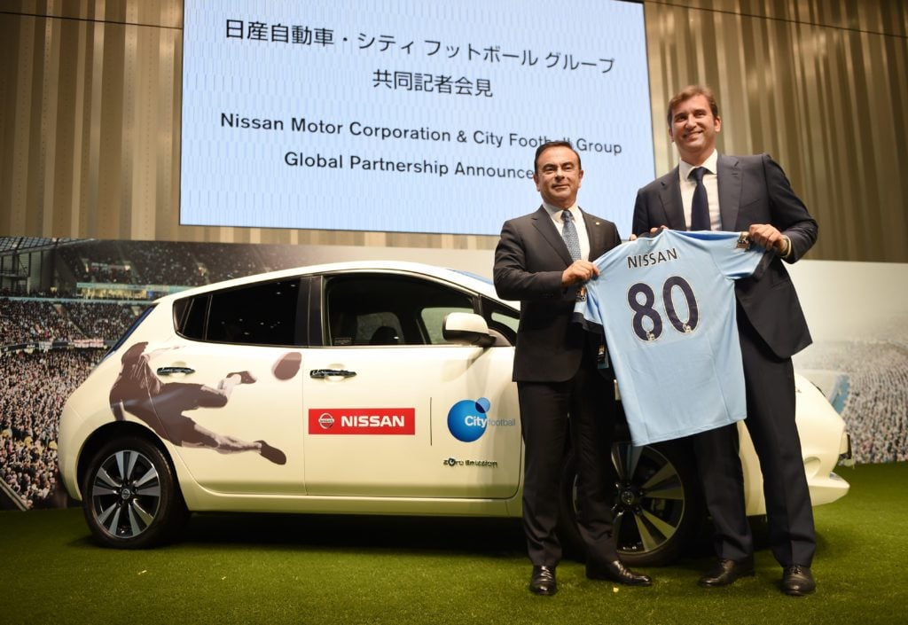 City Football Group agree deal with Nissan