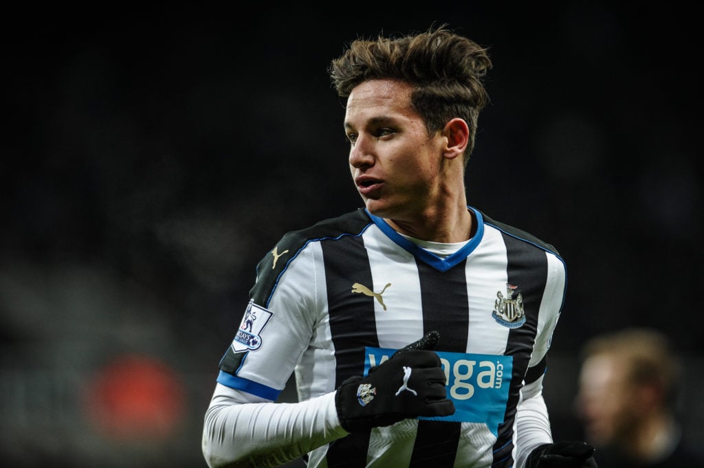 Florian Thauvin playing for Newcastle United