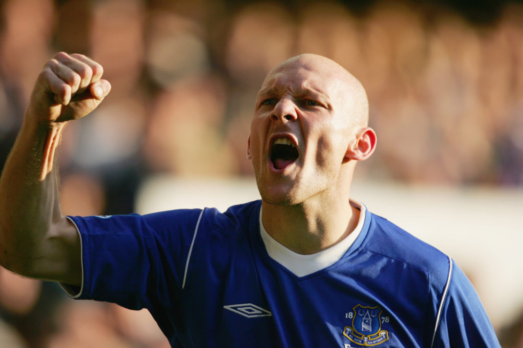 Thomas Gravesen of Everton