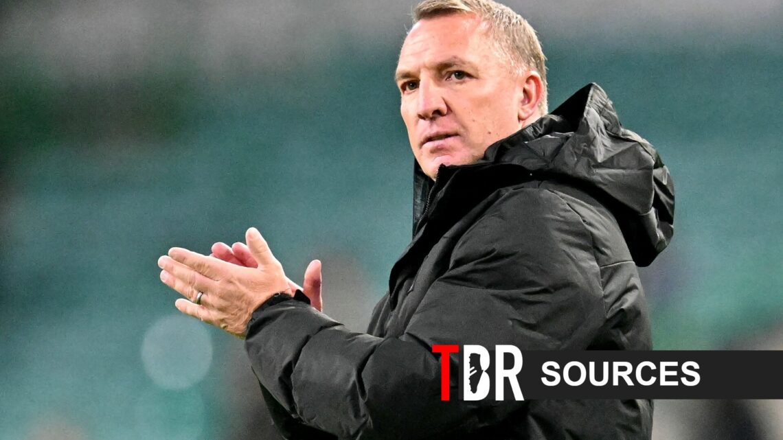 Brendan Rodgers claps Celtic supporters