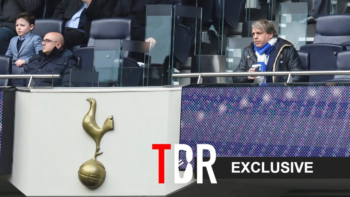Chelsea owner Todd Boehly at the Tottenham Hotspur Stadium.
