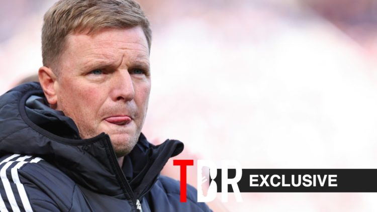 Eddie Howe managing Newcastle United