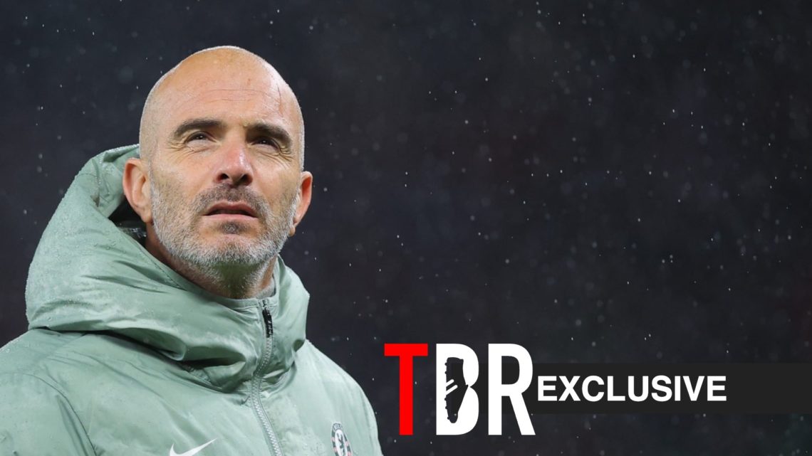 Chelsea manager Enzo Maresca in the Premier League clash vs Manchester United