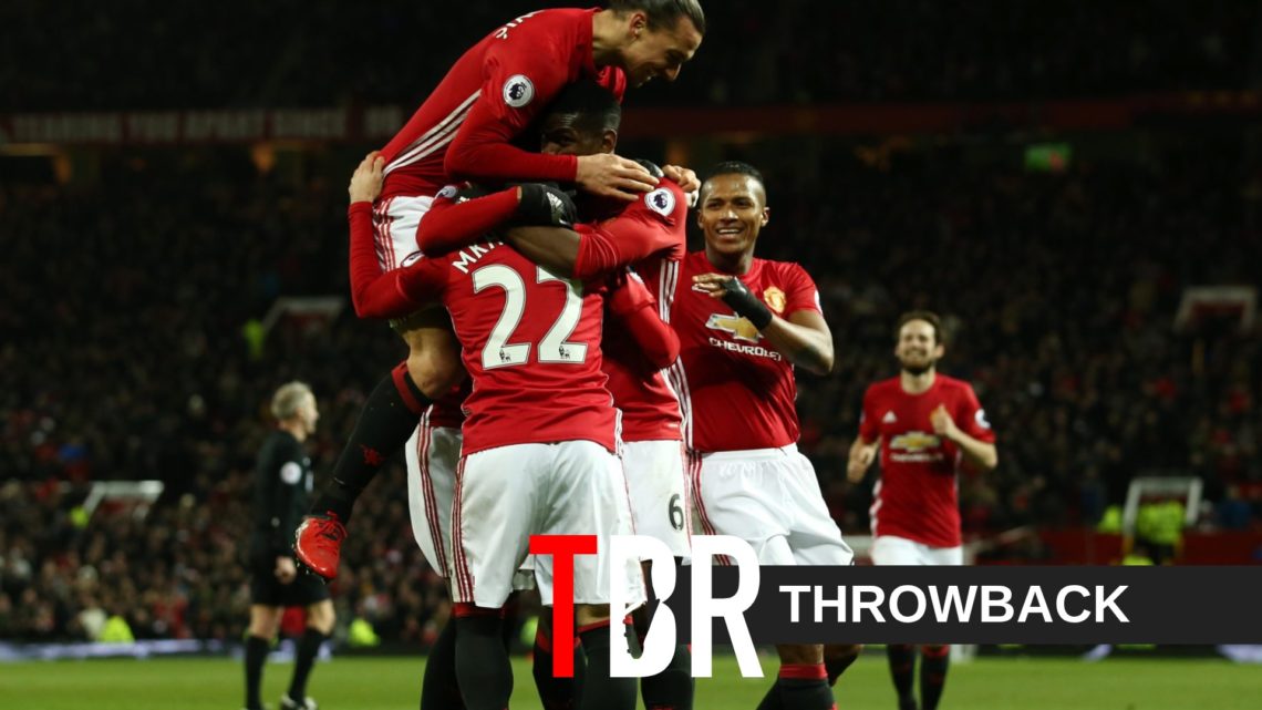 Henrikh Mkhitaryan celebrates after scoring his scorpion kick for Manchester United against Sunderland