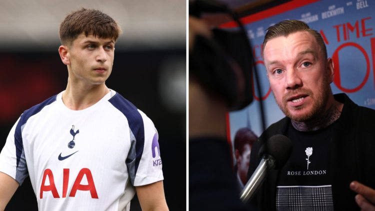 Split image of Mikey Moore and Jamie O'Hara