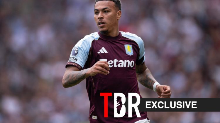 Morgan Rogers playing for Aston Villa vs Newcastle in the Premier League