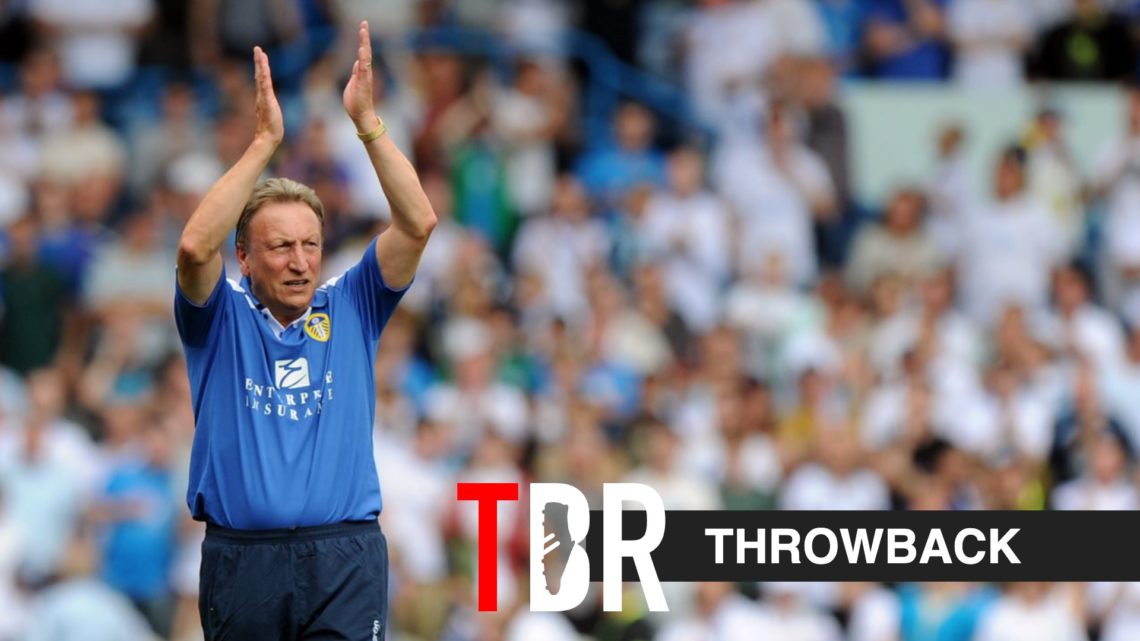 Neil Warnock managing Leeds United in the Championship