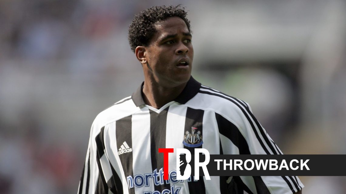 Patrick Kluivert looks on for Newcastle United