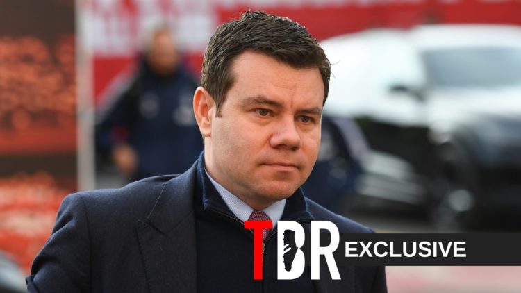 Nottingham Forest sporting director Ross Wilson walks into the City Ground
