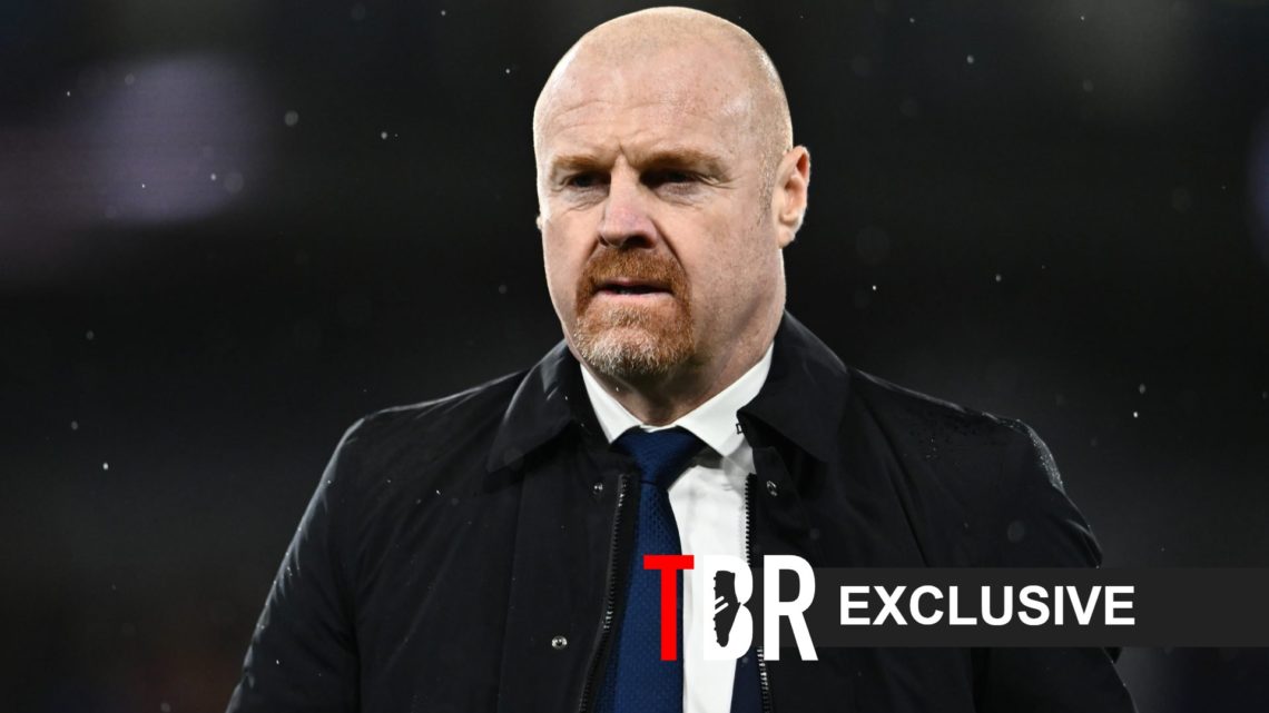 Sean Dyche of Everton looks on