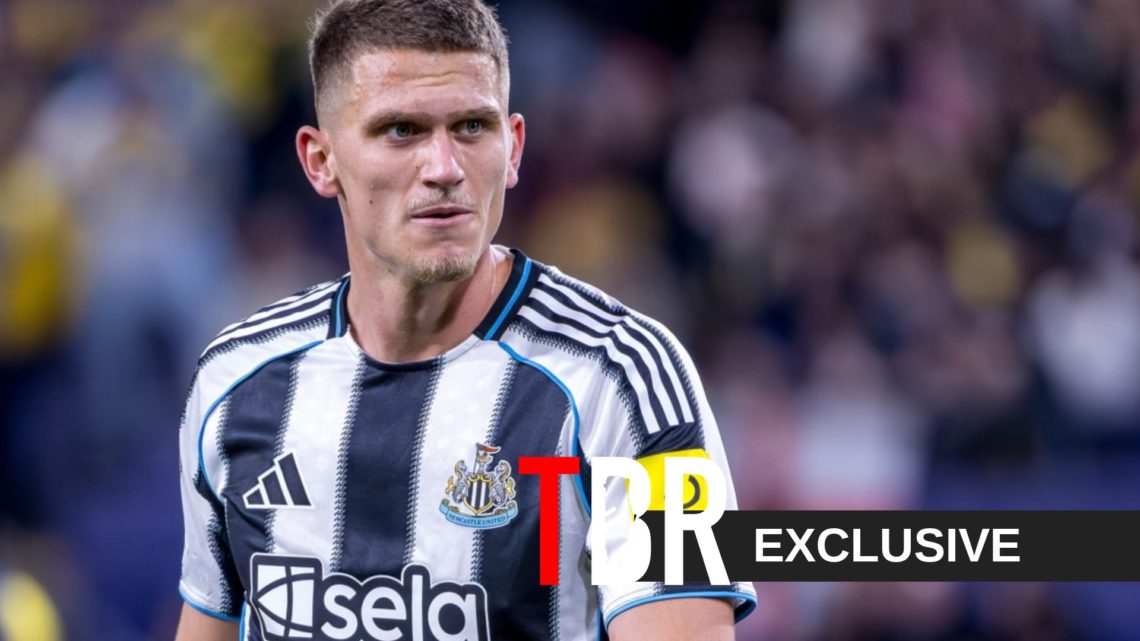 Sven Botman of Newcastle United looks on during the UEFA Champions League 2025/26 League Phase MD2 match between R. Union Saint-Gilloise and Newcas...