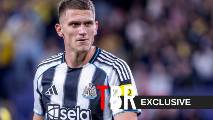 Sven Botman of Newcastle United looks on during the UEFA Champions League 2025/26 League Phase MD2 match between R. Union Saint-Gilloise and Newcas...