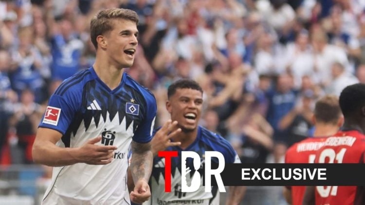 Tottenham Hotspur loanee Luka Vuskovic scores HSV's first Bundesliga goal since 2018.