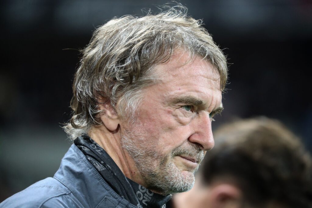 Manchester United co-owner Sir Jim Ratcliffe attends match at his other club, OGC Nice