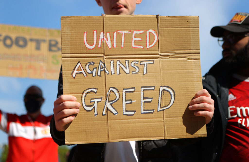 Manchester United Supporters Protest Against The Glazer Ownership