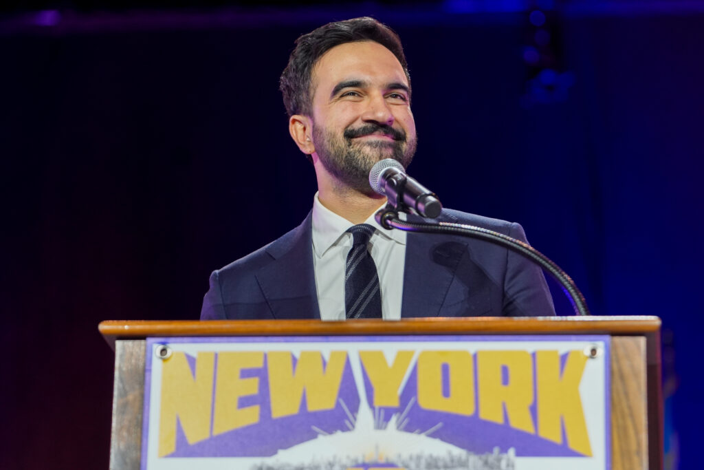 Zohran Mamdani 'New York is Not For Sale' Rally at Forest Hills Stadium
