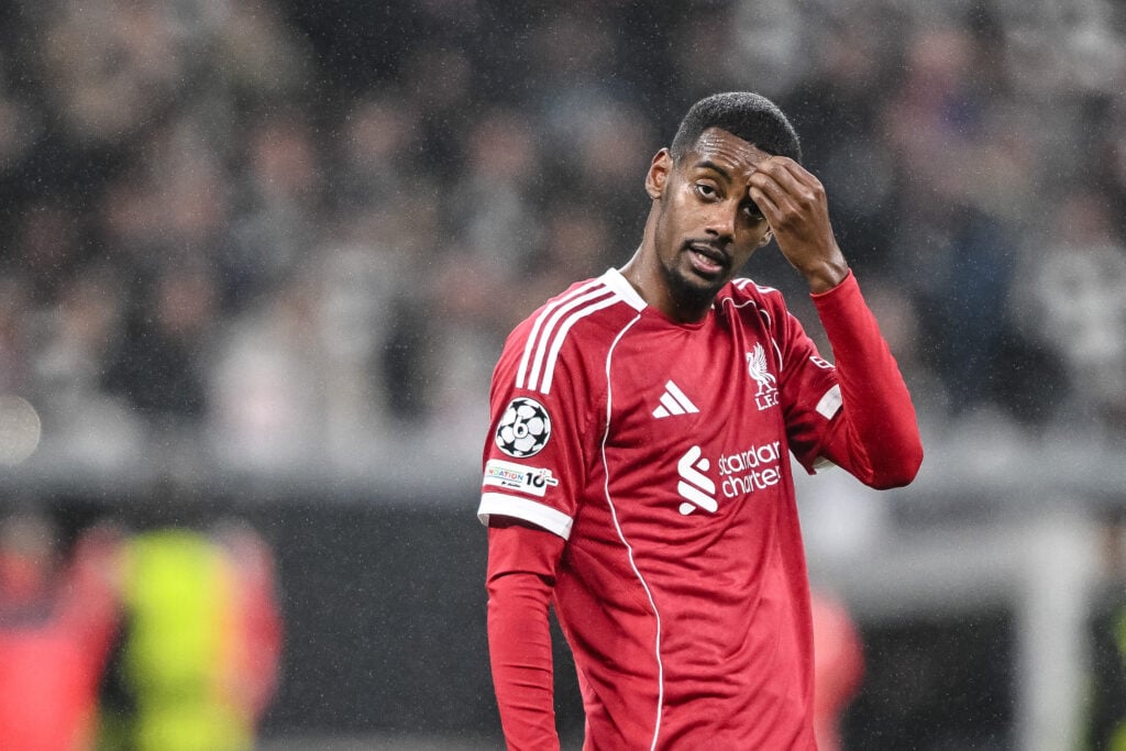 Liverpool star Alexander Isak playing in the Champions League