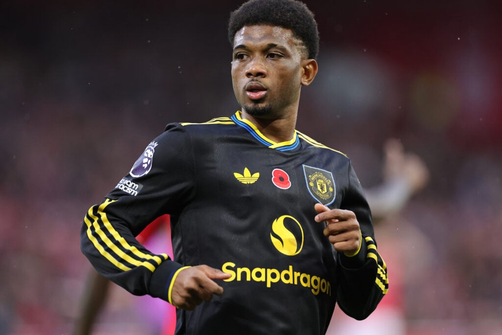 Amad Diallo during Nottingham Forest v Manchester United - Premier League