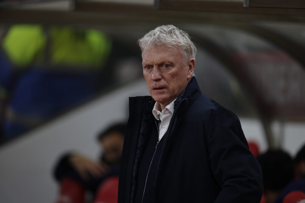 David Moyes managing Everton in the Premier League vs Sunderland